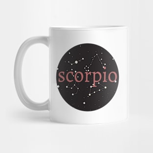 Scorpio Zodiac Sign Circle Mug